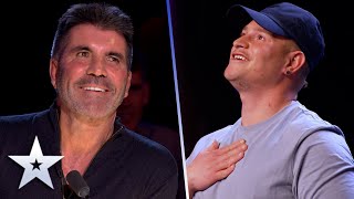 Shy Maxwell Thorpe’s UNEXPECTED voice STUNS the Judges  Auditions  BGT 2022 [upl. by Robson]