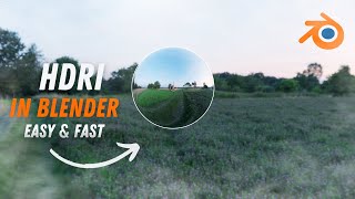 How to Add HDRI in Blender All Versions [upl. by Eelydnarb]