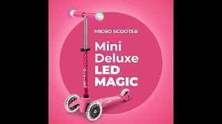 MICRO SCOOTER MINI DELUXE LED MAGIC [upl. by Atat]