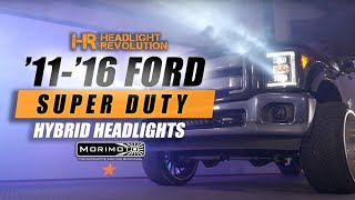 1116 Ford F250 Morimoto Hybrid Install and Review  Headlight Revolution [upl. by Ciprian]