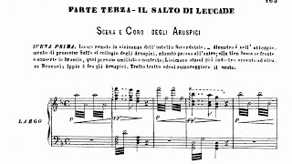 G Pacini  Saffo  Atto III Scena e duetto Saffo  Alcandro   1840 [upl. by Sivek]