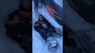 Snowmobile Stupidity ❄️😜 [upl. by Kingdon]