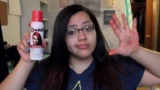 B Wild Temporary Hair Color Spray Review [upl. by Iddet]