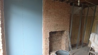 Sound Proofing 1920s Semi Detached House  125mm board and Wool [upl. by Opalina]