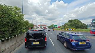 feltham to m25j26 slowtraffic [upl. by Analihp519]