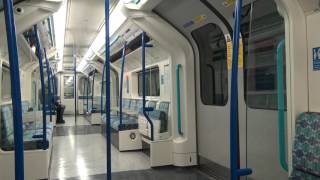 Journey on The Night Tube On The Victoria Line 2009 Stock [upl. by Oznofla]