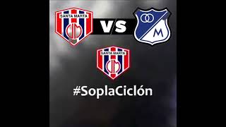 unión Magdalena vs millonarios [upl. by Sylram]