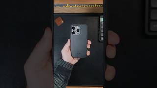 The dbrand Grip case with leather skin 😮‍💨 dbrand iphonecase iphoneskin [upl. by Amilb]