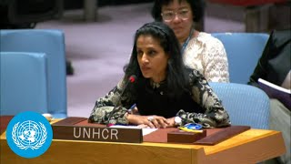 Human Rights for Refugees amp Migrants UNHCR New York Briefing  Security Council  United Nations [upl. by Maridel466]