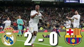 highlights El Clasico Barcelona vs Real Madrid live 20 ।।।।। [upl. by Hussar]