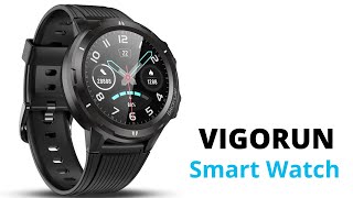 Vigorun Fitness Smartwatch  Unboxing and First Look [upl. by Nevin232]