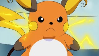 Ashs Pikachu Evolves Into Raichu [upl. by Assenal]