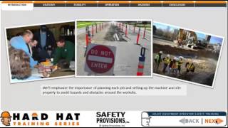 Loader Backhoe Operator Safety Training Online Course Preview [upl. by Piefer]