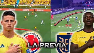 🟡🔵🔴 La PREVIA COLOMBIA vs ECUADOR [upl. by Dej]