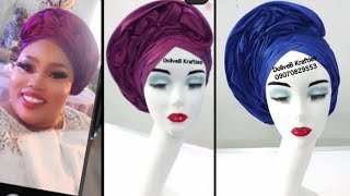 How to make a Beautiful Turban Design  DoliveB [upl. by Sidney]