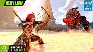 Horizon Forbidden West  VERY LOW   GTX 1650TI  i510300H [upl. by Eiral]