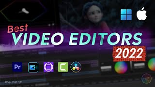 6 Best Professional Video Editing Softwares for PC in 2022 Telugu [upl. by Ayanat]