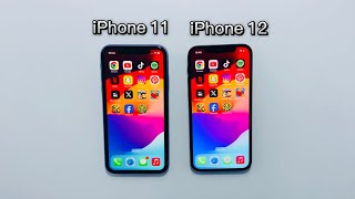 iPhone 11 vs iPhone 12 Speed Test [upl. by Cynarra]