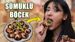 MARKETTEKİ EN İLGİNÇ ÜRÜNLERİ DENEDİM 🐌🤮 Vegan oldum [upl. by Pascale]