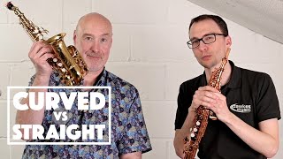 Straight Soprano Sax vs Curved Soprano Sax  Which is best for you [upl. by Eanerb]