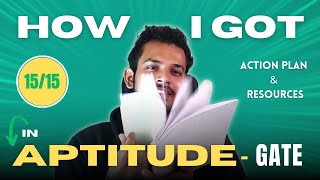 How to Complete Aptitude for GATE  Full Action Plan and Resources [upl. by Armillas]