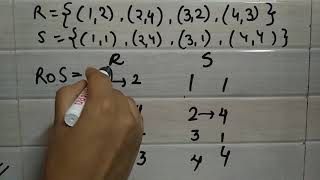 Composition of relations  MISTAKE  explained RoS instead of SoR and vice versa  otherwise correct [upl. by Volotta]