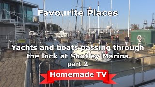 Yachts and boats at the lock Shotley Marina 20 September 2020 part 2 [upl. by Eedia141]