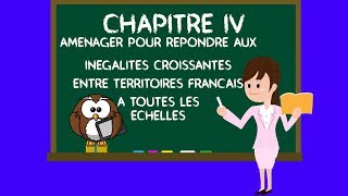 Géographie  Aménager pour répondre aux inégalités croissantes entre territoires Chapitre 4 [upl. by Rachelle779]