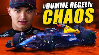 Start amp CrashCHAOS in der Formel 1 Härtere Strafe für Norris amp Co [upl. by Adnilav]