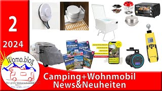 Camping und Wohnmobil NewsampNeuheiten 22024 [upl. by Godric]