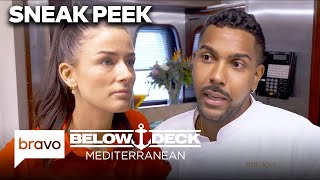 SNEAK PEEK Chef Jonathan Stands His Ground  Below Deck Mediterranean S9 E2  Bravo [upl. by Siletotsira]