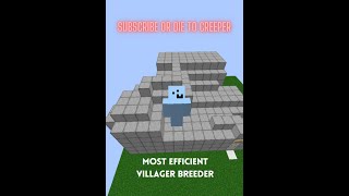 The New Most Efficient Villager Breeder [upl. by Fennessy]