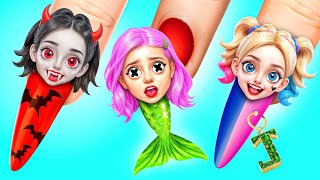 Rich VS Poor VS Giga Rich Students at Superhero School Vampire Vs Mermaid Vs Harley Quinn [upl. by Hgielhsa]