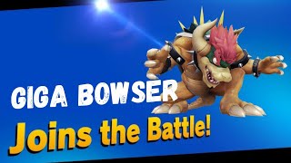 Giga Bowser Showcase shorts supersmashbros nintendo nintendoswitch ssbu mario bowser mod [upl. by Nylek498]