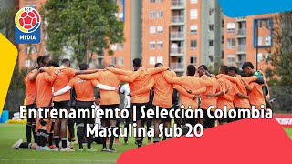 Entrenamiento  Selección Colombia Masculina Sub 20  24 Octubre [upl. by Ennaeus132]