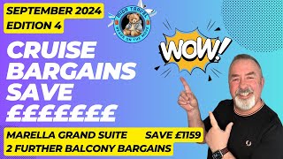 BARGAIN CRUISES SEPT EDITION 4 bargain cruises travel [upl. by Retsehc117]