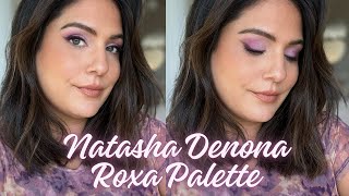 NATASHA DENONA ROXA PALETTE TUTORIAL HOLIDAY 2024 EYESHADOW PALETTE [upl. by Eldnik]