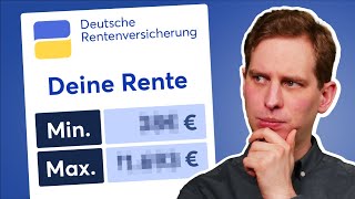 Die höchsteniedrigste Rente die du in Deutschland bekommen kannst [upl. by Carrel]