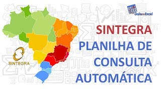 Planilha de consulta SINTEGRA  Inscrição Estadual [upl. by Minni]