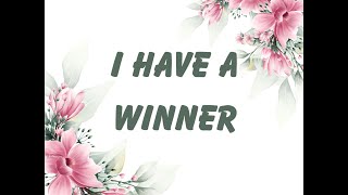 I have a winner [upl. by Teleya]