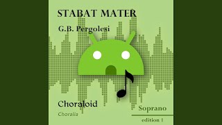 Stabat Mater Stabat Mater dolorosa Voice with metronome [upl. by Nahgeem825]