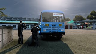 MSRTC TATA Bus with Shivneri Livery Running on Local Route in Euro Truck Simulator 2 [upl. by Nolyad487]