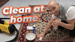 How to Clean Your Oriental Rug at Home  DIY Rug Care [upl. by Saudra758]