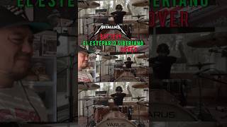 El Estepario Siberiano Battery Drum Cover is amazing metallica [upl. by Adniles]