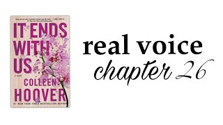 it ends with us audio book  chapter 26 real voice [upl. by Nytsua1]