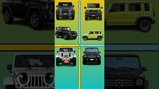 THAR VS G WAGON 😎💪 shorts shortsfeed tharlover G WAGON cartoon ytshots vs trending [upl. by Nodnek147]