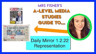 A Level Media  Daily Mirror 1222  Representation [upl. by Llebiram754]