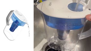 PUR Water Pitcher Filtration System Review [upl. by Jestude451]