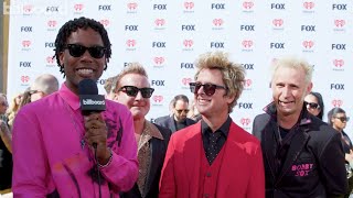 Green Day Talks About Favorite Memory On Saviors Tour amp More  iHeart Radio Music Awards 2024 [upl. by Dorkus302]