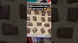 White chocolate blondie brownie explorewithnivi food chocolatebrownie chocolate minivlog [upl. by Sifan]